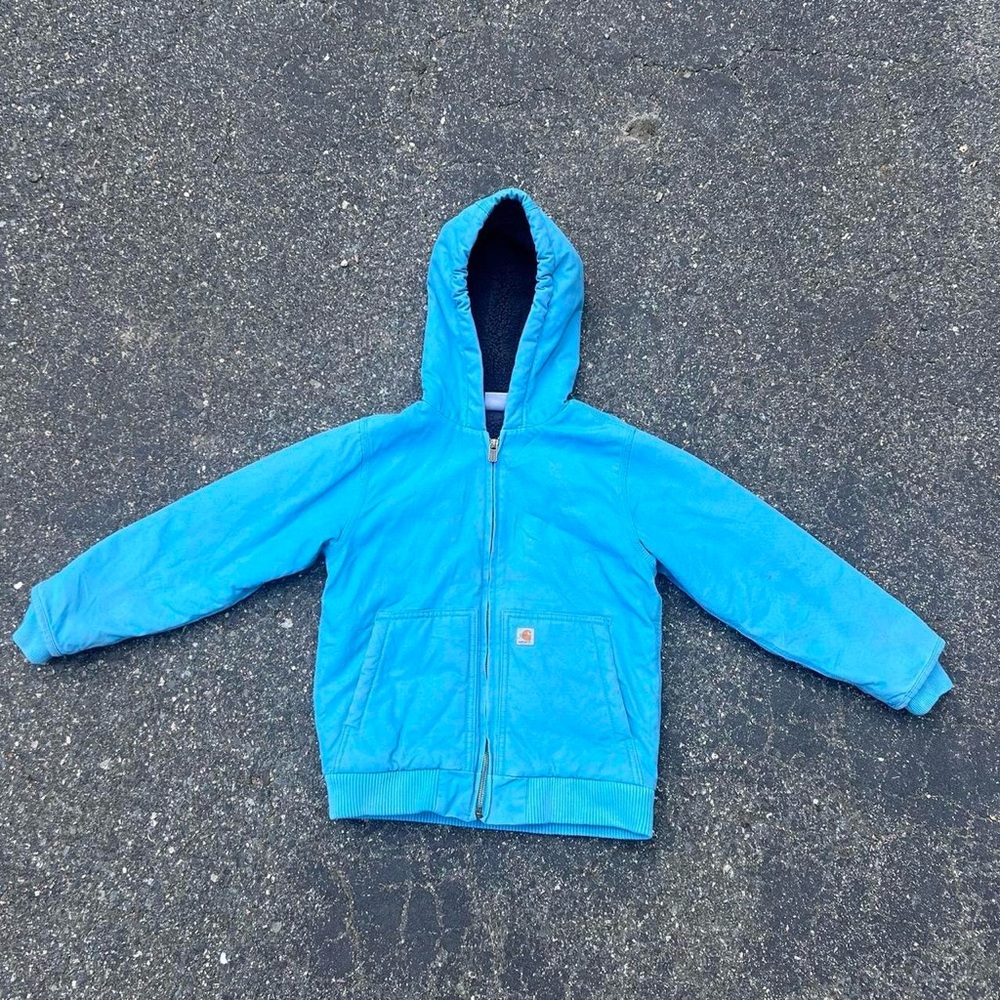 Kids Blue Carhartt Jacket